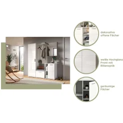 Garderobenbänke*Pharao24 Garderoben Sitzbank Ampiano