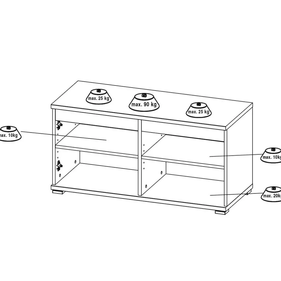 Pharao24 Garderobenbank Sveralda> Küchenbank|Garderobenbänke