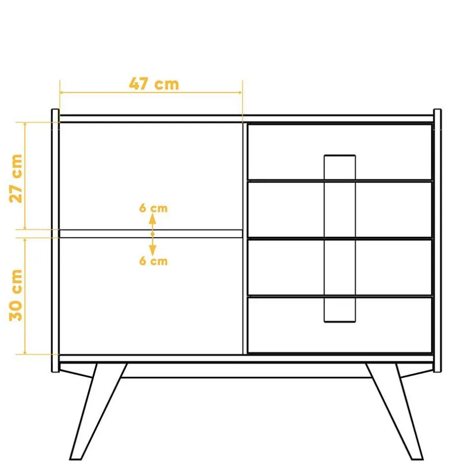 Küchenkommode|Wohnzimmerkommoden*Pharao24 Garderobenkommode Carilla