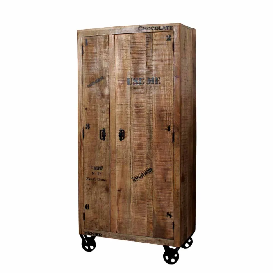 Pharao24 Garderobenschrank Brave> Massivholz Schränke|Dielenschränke