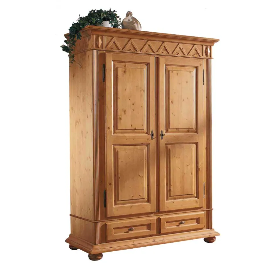 Pharao24 Garderobenschrank Estetica> Massivholzmöbel|Dielenschränke