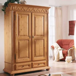 Pharao24 Garderobenschrank Estetica> Massivholzmöbel|Dielenschränke