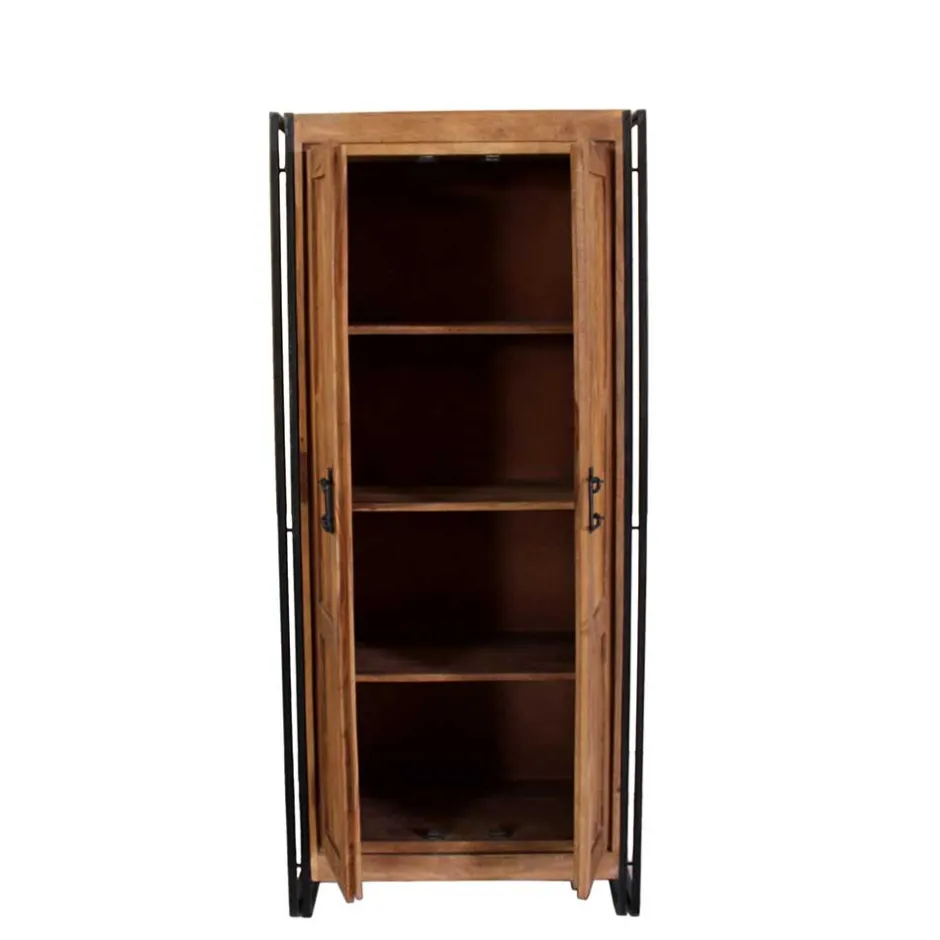 Dielenschränke|Massivholz Schränke*Pharao24 Garderobenschrank India