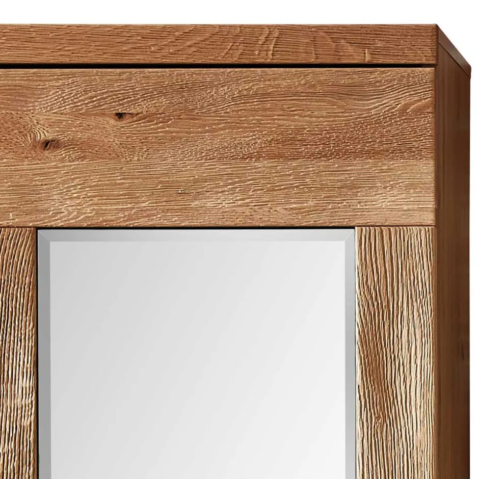 Pharao24 Garderobenschrank Vinena> Massivholzmöbel|Dielenschränke