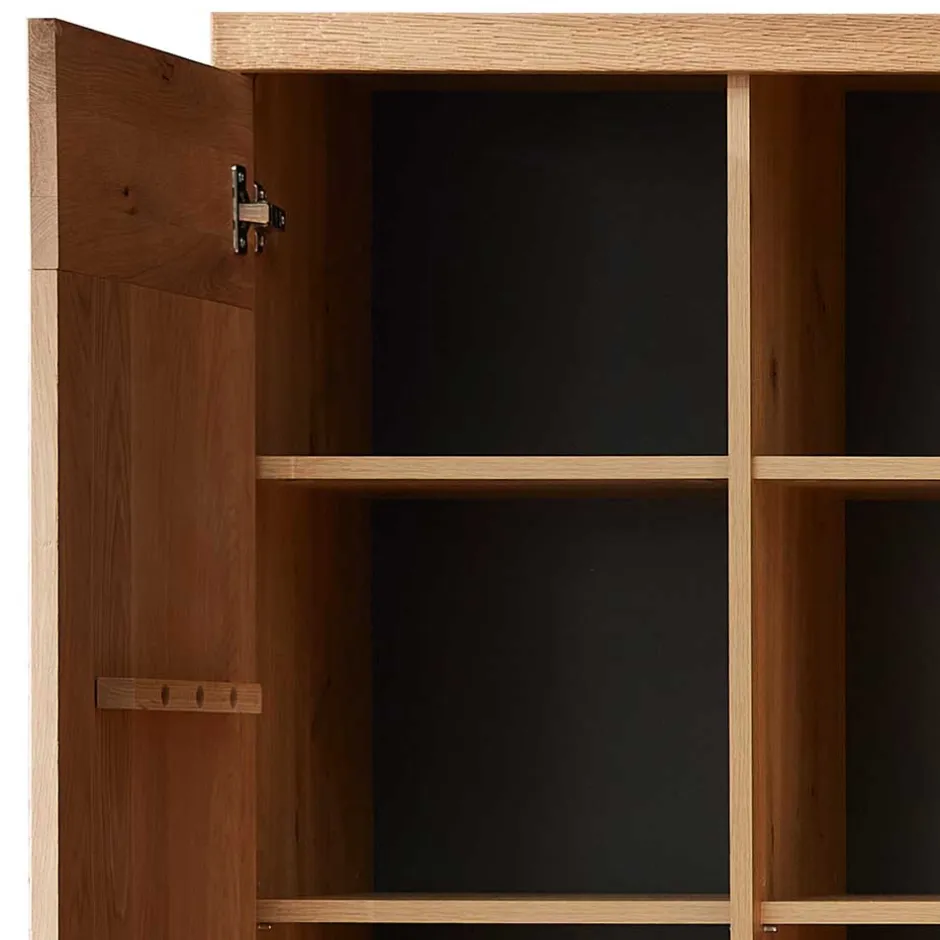 Pharao24 Garderobenschrank Vinena> Massivholzmöbel|Dielenschränke