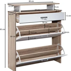 Schuhkipper|Schuhschränke*Pharao24 Garderobenschuhschrank Robs