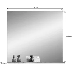 Pharao24 Garderobenspiegel mit Ablage Onlio><noscript><img width=