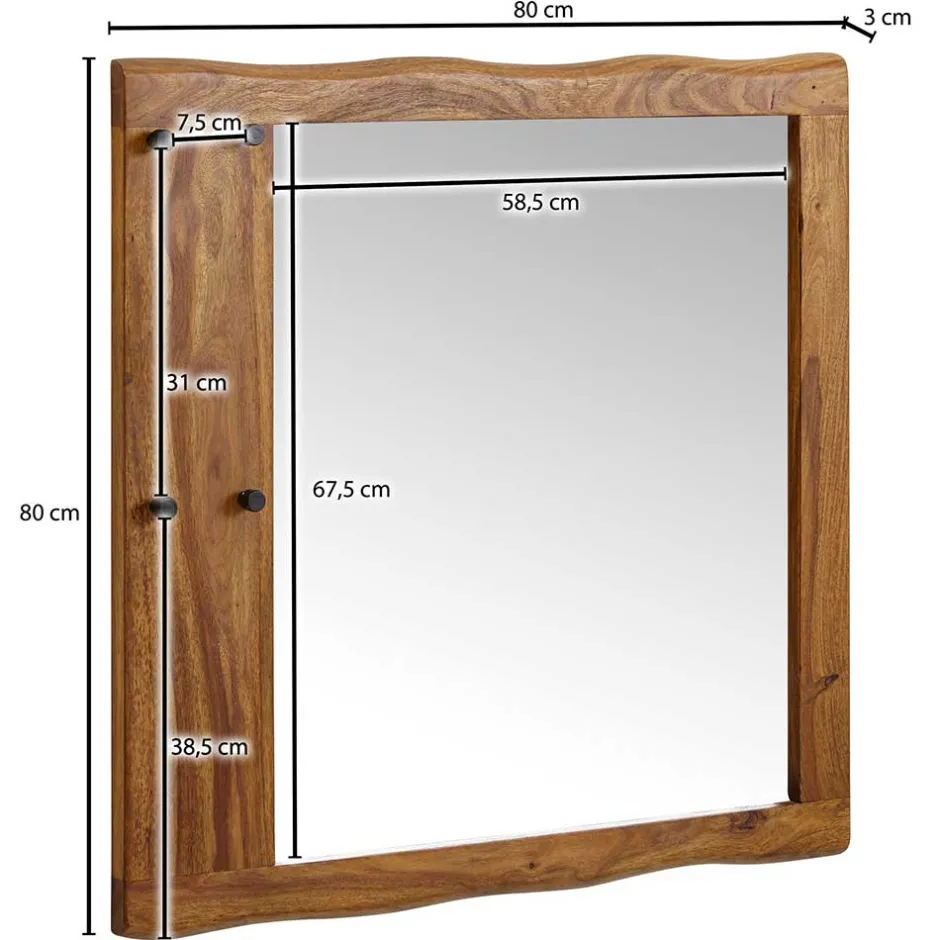 Wandspiegel|Schlafzimmerspiegel*Pharao24 Garderobenspiegel Ulma