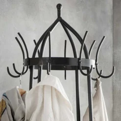 Pharao24 Garderobenständer Coals> Kleiderständer|Massivholz Garderoben