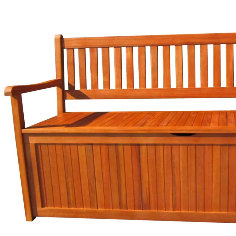 Gartenmöbel|Küchenbank*Pharao24 Garten Truhenbank Adreana