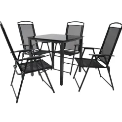 Gartenmöbel*Pharao24 Gartenessgruppe Zenus