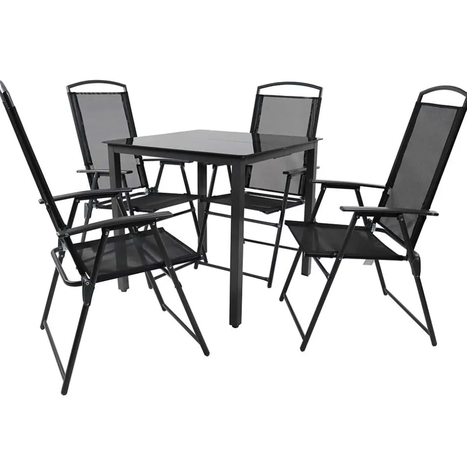 Gartenmöbel*Pharao24 Gartenessgruppe Zenus