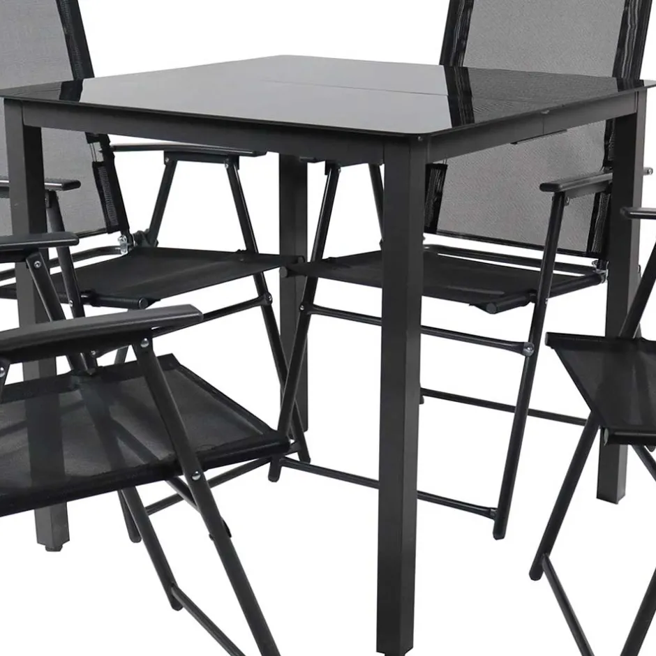 Gartenmöbel*Pharao24 Gartenessgruppe Zenus