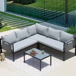 Pharao24 Gartenmöbel Lounge Gruppe Sosuke> Gartenmöbel|Sitzgruppen