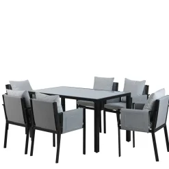 Gartenmöbel|Sitzgruppen*Pharao24 Gartenmöbelset Daostan