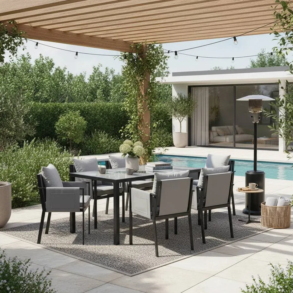 Gartenmöbel|Sitzgruppen*Pharao24 Gartenmöbelset Daostan