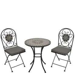 Pharao24 Gartenmöbelset mit Tisch Erlin> Gartenmöbel|Sitzgruppen