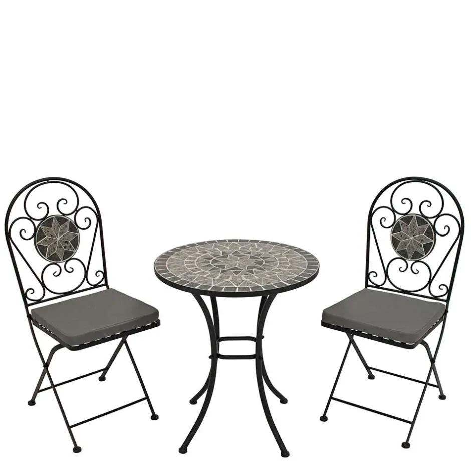 Pharao24 Gartenmöbelset mit Tisch Erlin> Gartenmöbel|Sitzgruppen