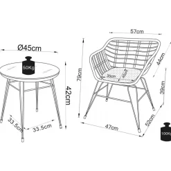 Gartenmöbel|Sitzgruppen*Pharao24 Gartensitzgruppe Umona