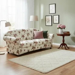 Pharao24 Geblümtes Sofa Manitoba> Wohnzimmercouch|3 Sitzer Sofa