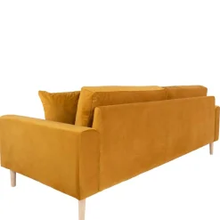 Pharao24 Gelbes 3er Sofa Aqua><noscript><img width=