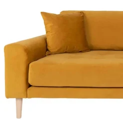 Pharao24 Gelbes 3er Sofa Aqua><noscript><img width=