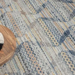 Teppiche*Pharao24 Gemusterter Kurzflor Teppich Veroana