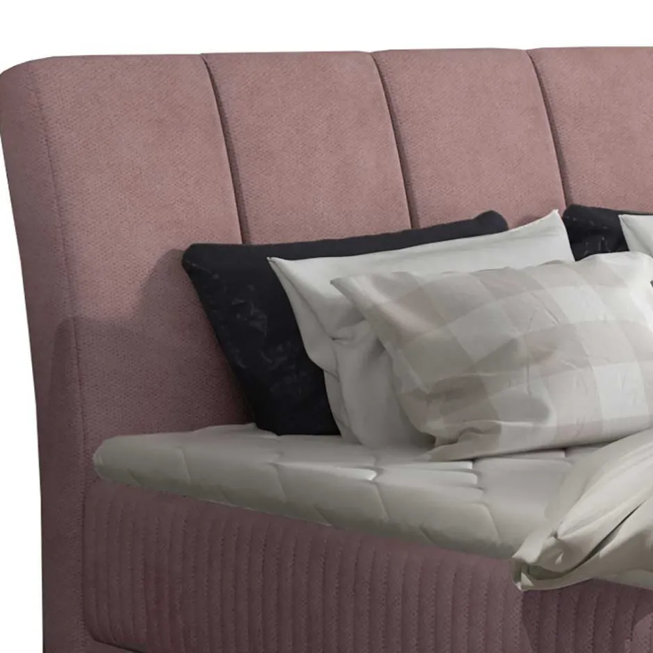 Funktionsbetten|Schubkastenbetten*Pharao24 Gepolstertes Bett Nusret