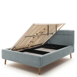 Pharao24 Gepolstertes Bett 140x200 cm Locks><noscript><img width=