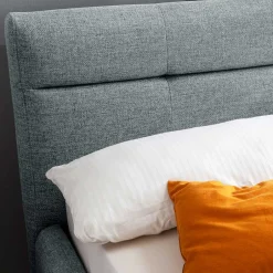 Pharao24 Gepolstertes Bett 140x200 cm Locks><noscript><img width=