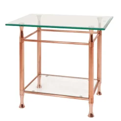 Glastische*Pharao24 Glas Beistelltisch Chacos