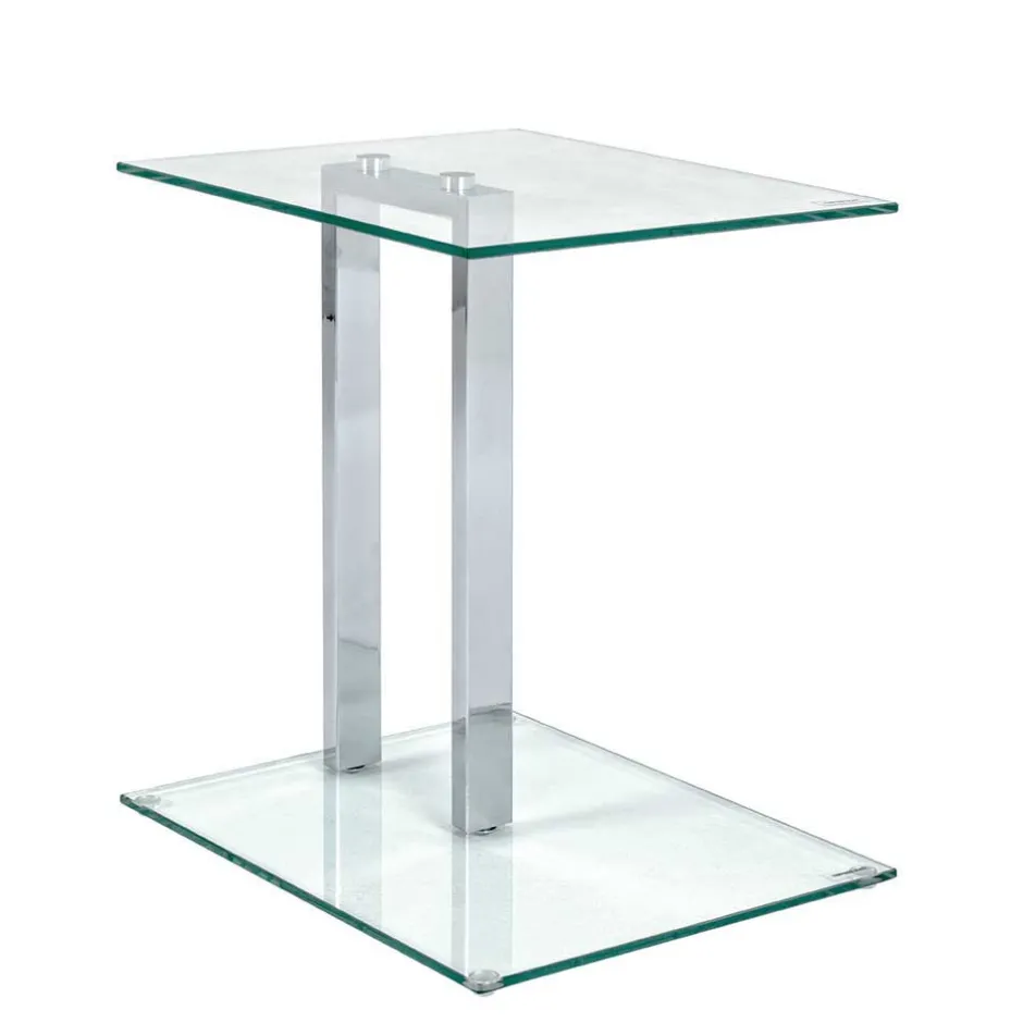 Pharao24 Glas Beistelltisch Permele> Wohnzimmertisch|Glastische