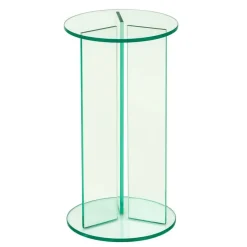 Pharao24 Glas Blumenständer Chaplin> Beistelltische|Telefontische