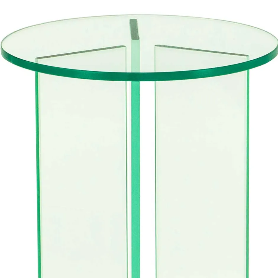 Pharao24 Glas Blumenständer Chaplin> Beistelltische|Telefontische