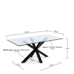 Pharao24 Glas Esszimmertisch Sinta><noscript><img width=