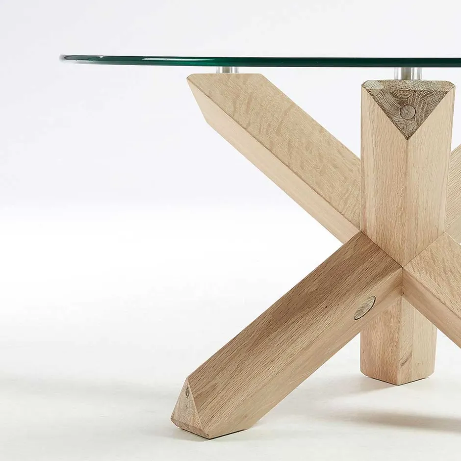 Wohnzimmertisch|Beistelltische*Pharao24 Glas Sofatisch Vahidamo