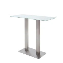 Barmöbel|Glastische*Pharao24 Glas Stehtisch Minuta