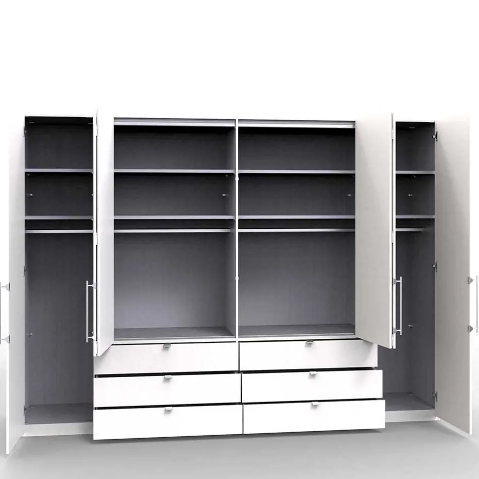 Pharao24 Glasfront Kleiderschrank Codumenta> Kleiderschränke|Schlafzimmerschränke