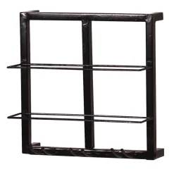 Pharao24 Glashalter und Wein Regal Cevenja> Hängeregale|Wandregale