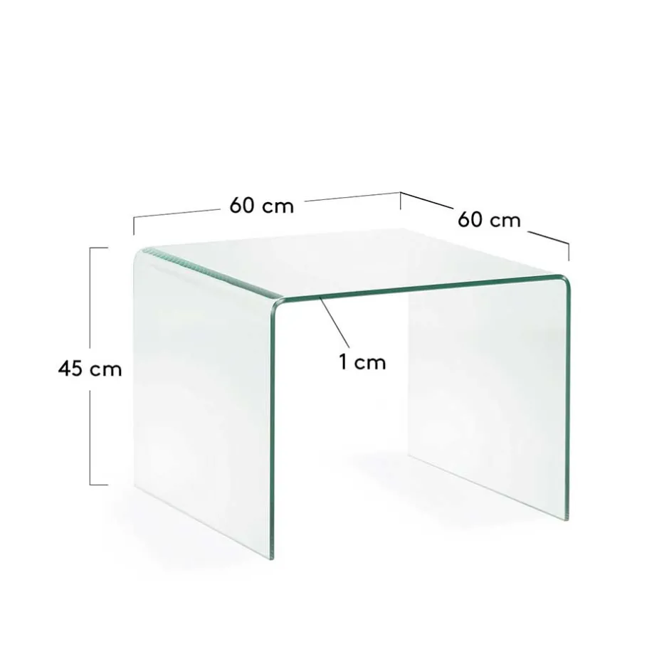 Wohnzimmertisch|Beistelltische*Pharao24 Glastisch Ginnos