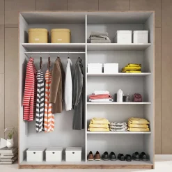 Jugendkleiderschrank|Schiebetürenschränke*Pharao24 Gleittürenschrank Mirella