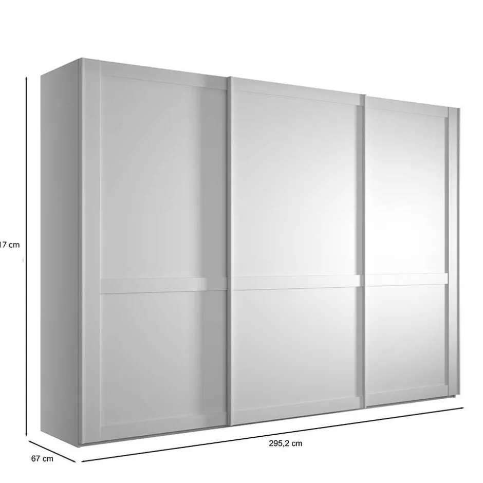 Schiebetürenschränke*Pharao24 Gleittürenschrank ohne Spiegel Tudana