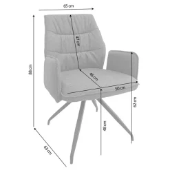 Pharao24 Graue Armlehner Born><noscript><img width=