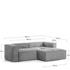 Pharao24 Graue Couchecke Laipur><noscript><img width=