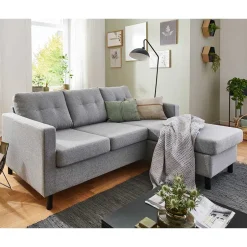 Wohnlandschaften|Ecksofas*Pharao24 Graue Wohnzimmer Couch Vagarno
