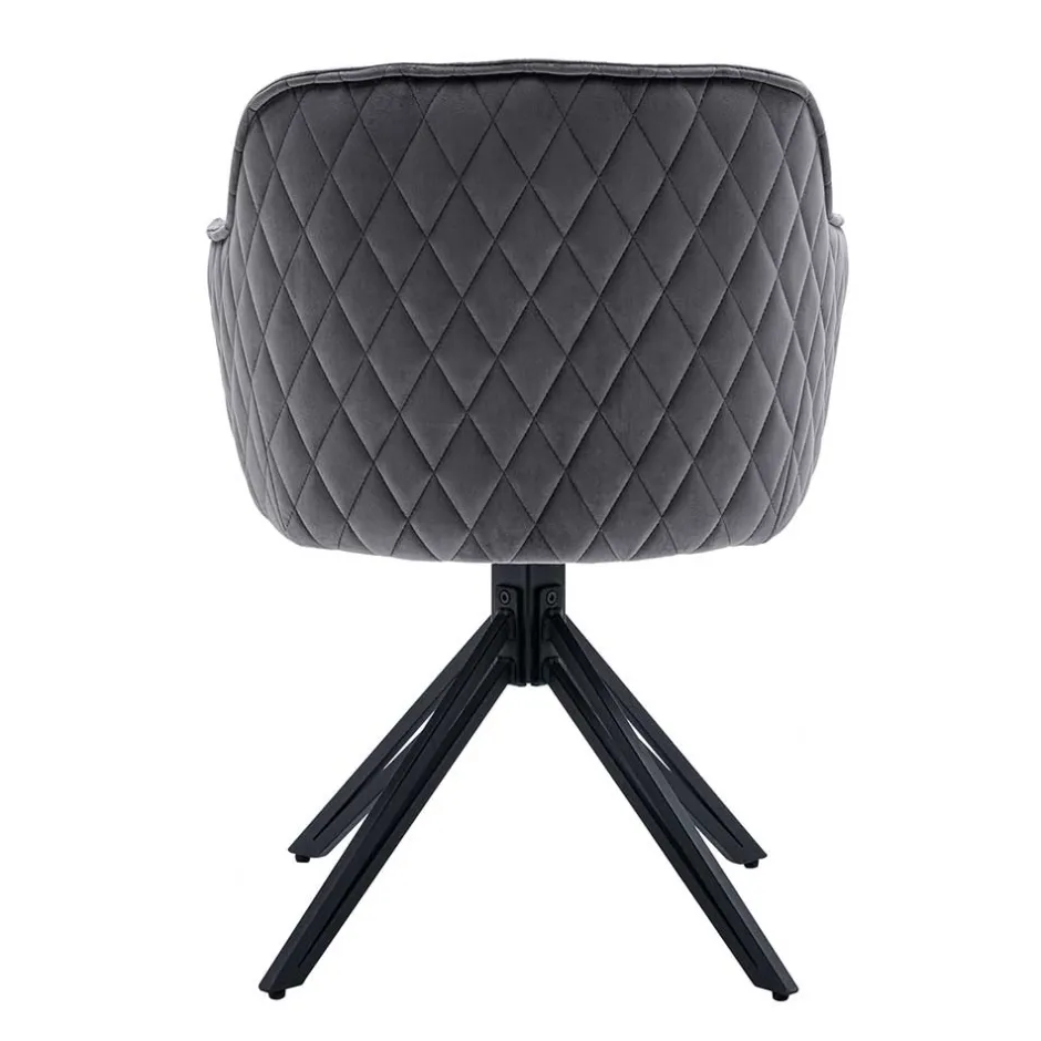 Pharao24 Grauer Armlehnstuhl Lienz> Küchenstühle|Esszimmerstühle