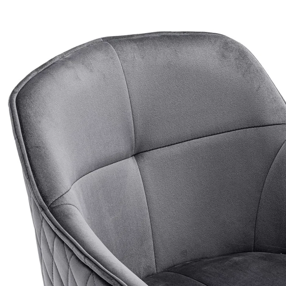 Pharao24 Grauer Armlehnstuhl Lienz> Küchenstühle|Esszimmerstühle