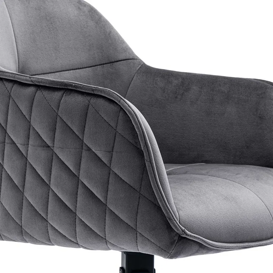 Pharao24 Grauer Armlehnstuhl Lienz> Küchenstühle|Esszimmerstühle