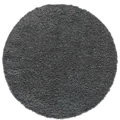 Teppiche*Pharao24 Grauer Hochflor Teppich Fachet