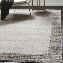 Pharao24 Grauer Kurzflor Teppich Grandios><noscript><img width=